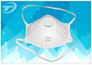 White EN 149 CE Disposable Face Mask FFP 1 Disposable Dust Mask